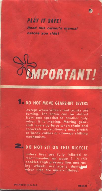1963 Back Cover